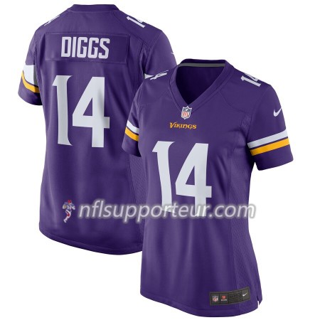 Maillot Femme Minnesota Vikings Stefon Diggs 14 Nike Pourpre 